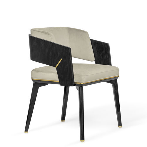 Современный cтул для столовых - Galea II - LUXXU MODERN DESIGN & LIVING - для интерьера / из бархата / из дерева