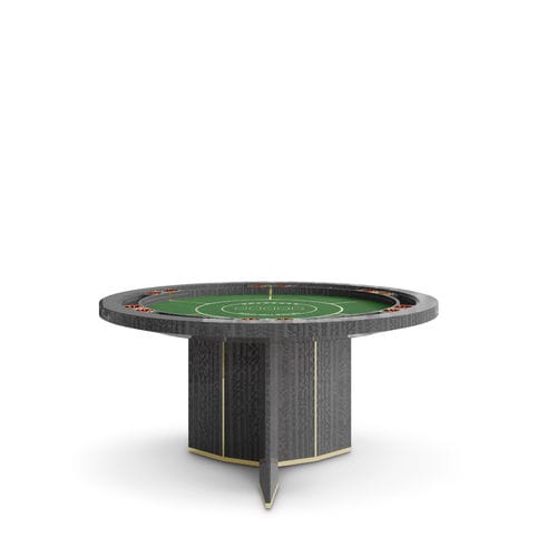 Современный стол для игры в покер - Algerone  - LUXXU MODERN DESIGN & LIVING - для бытового использования / из дерева / из бархата