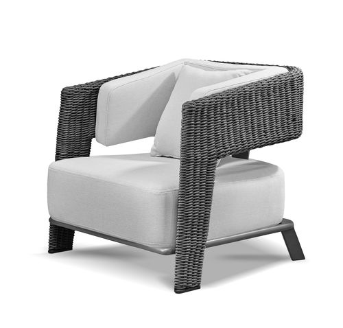 Современное кресло - GALEA - LUXXU MODERN DESIGN & LIVING - из ткани / из нержавеющей стали / эргономичное