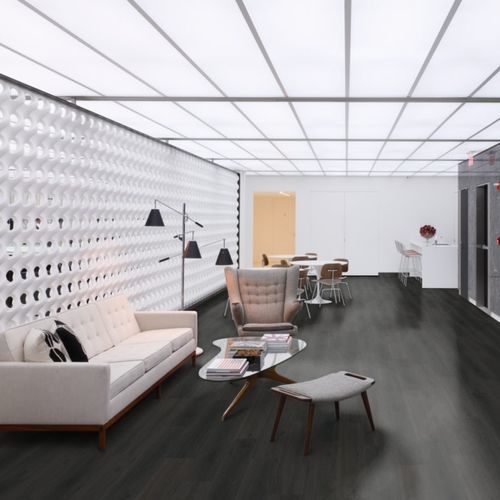 Экологически чистое напольное покрытие - BURNED  - Aspecta Flooring - виниловое / для интерьера / для офиса