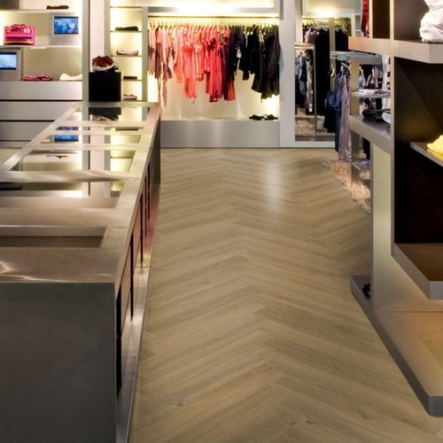 Экологически чистое напольное покрытие - MACADAMIA – HERRINGBONE    - Aspecta Flooring - виниловое / для интерьера / для офиса