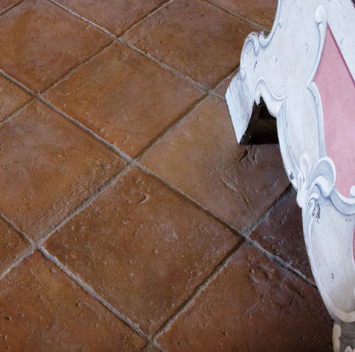 Напольное покрытие из терракоты - TERRACOTTA "ANTICO RESTAURO" - QUADRATO - Enrico Palmucci - для улицы / для интерьера / для влажного помещения