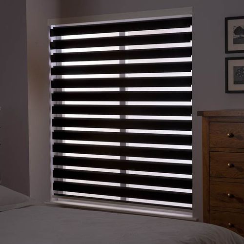 Жалюзи наматывающееся - PREMIUM ZEBRA - Bloc Blinds - для окон / из ткани / механизированное