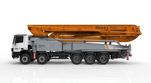 Мобильный бетононасос - K61L - CIFA S.p.A - на грузовике
