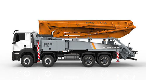 Мобильный бетононасос - K42L - CIFA S.p.A - на грузовике