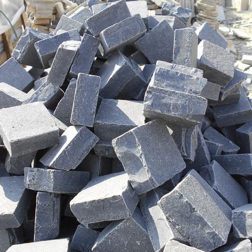 Напольная плитка из известняка - BLACK COBBLESTONE - Asian Stones - с возможным проездом транспорта / для пешеходных переходов / для общественных мест