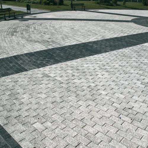 Напольная плитка из бетона - GRANICEM®: 40X20 - PVT - с возможным проездом транспорта / для пешеходных переходов / для общественных мест