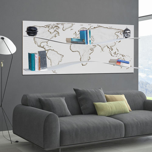 Настенный стеллаж - P4680   - PINTDECOR - современный / из лакированной древесины