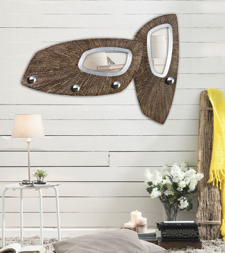 Современный крючок - P4581   - PINTDECOR - из хромированного металла / множественный / окрашенный