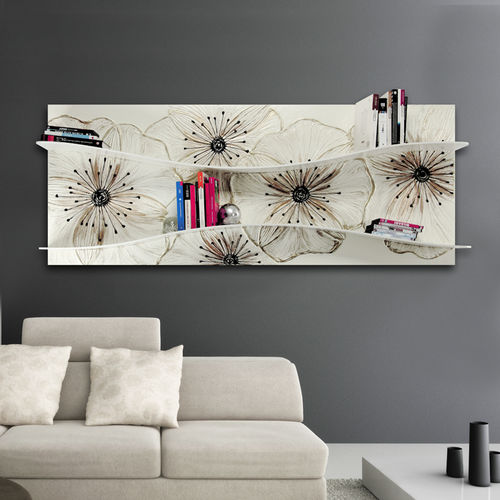 Настенный стеллаж - P3978 - PINTDECOR - современный / из лакированной древесины