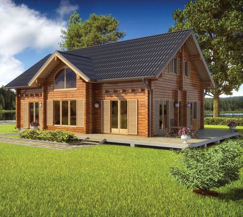 Сборный дом - IDYLLE - Artic House - экологический / современный / двухэтажный