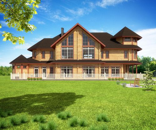 Сборный дом - LUXURY : 731 - Artic House - экологический / современный / с террасой