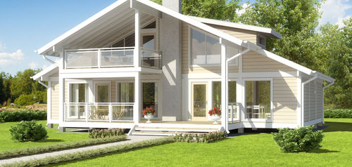 Сборный дом - ARTIC FRAME 263 - Artic House - современный / с террасой / одноэтажный
