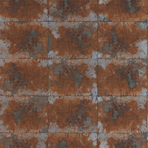 Современный обои - OXIDISE - Harlequin - с рисунком / имитация кафельной плитки / набивной