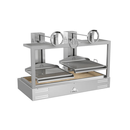 Гриль на угле - PARRILLA GMB 160 - Mibrasa Charcoal Oven SL - на столешнице / для профессиональной кухни / из нержавеющей стали