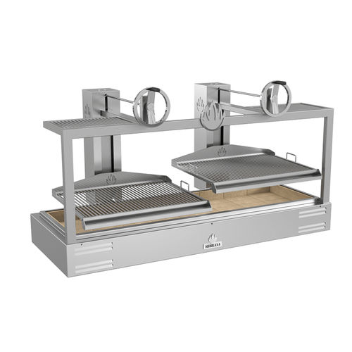 Гриль на угле - PARRILLA GMB 200 - Mibrasa Charcoal Oven SL - на столешнице / для профессиональной кухни / из нержавеющей стали