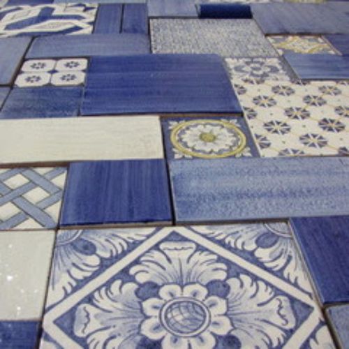 Плитка из терракоты - BLU COBALTO : PATCHWORKBLU - Ceramiche Militello art & design S.R.L - для интерьера / настенная / напольная