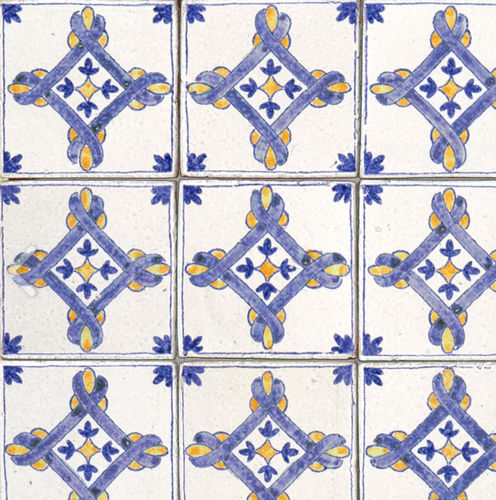 Плитка из терракоты - BLU COBALTO : BVO9 - Ceramiche Militello art & design S.R.L - для интерьера / настенная / напольная