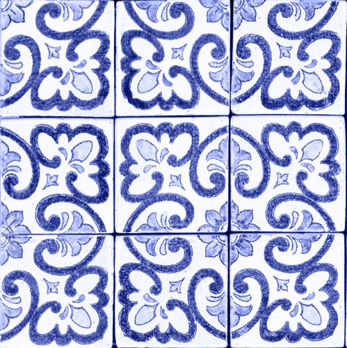 Плитка из терракоты - BLU COBALTO : V09 BLU - Ceramiche Militello art & design S.R.L - для интерьера / настенная / напольная