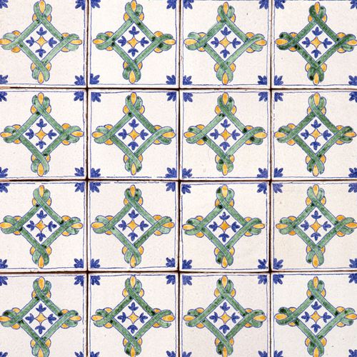 Плитка из терракоты - VERDE RAME : V08 - Ceramiche Militello art & design S.R.L - для интерьера / настенная / напольная