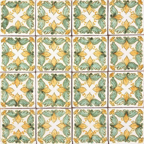 Плитка из терракоты - VERDE RAME : V02 - Ceramiche Militello art & design S.R.L - для интерьера / настенная / напольная