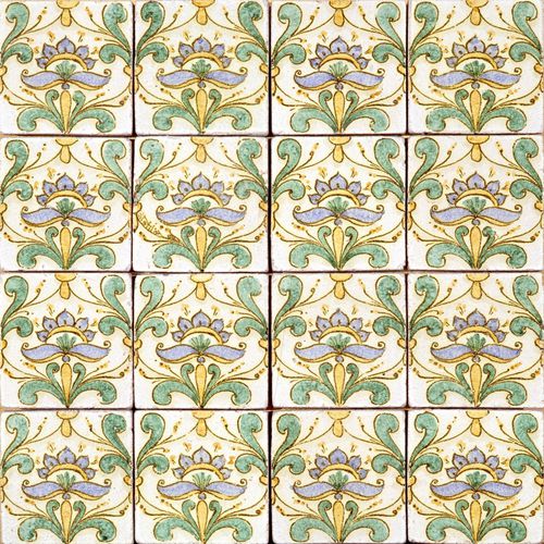 Плитка из терракоты - VERDE RAME : V05 - Ceramiche Militello art & design S.R.L - для интерьера / настенная / напольная