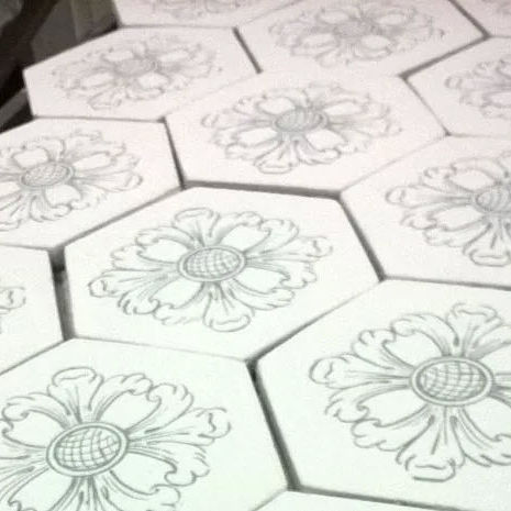 Каменная напольная плитка из терракоты - Ceramiche Militello art & design S.R.L - глянцевая / эмалевая / для интерьера