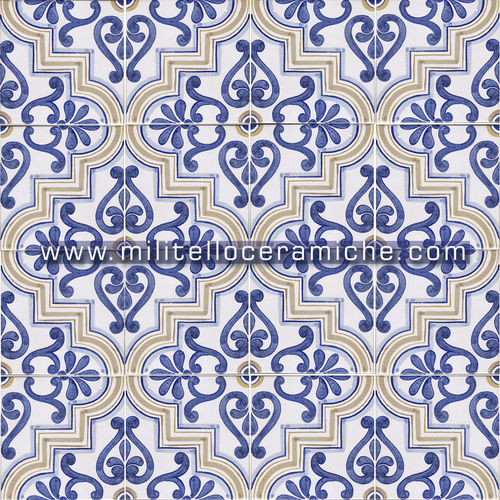 Плитка из керамики - B08 - Ceramiche Militello art & design S.R.L - матовая отделка / глянцевая / для интерьера