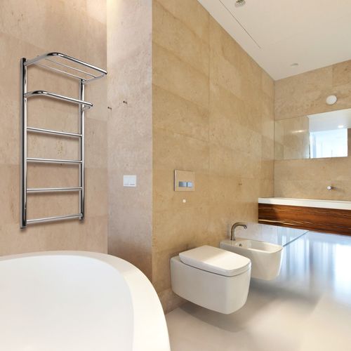 Полотенцесушитель на горячей воде - HOTEL - MARIO DESIGN RADIATORS - современный / из нержавеющей стали / настенный