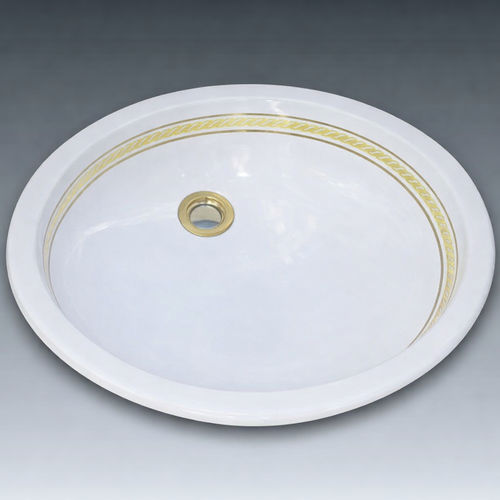 Встраиваемая раковина - ALLIANCE - WATERGAME COMPANY - из композита / глянцевая / овальная