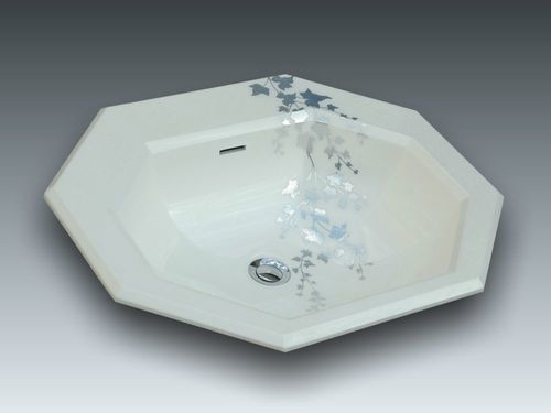 Встраиваемая раковина - GENOVA 3 - WATERGAME COMPANY - из композитных материалов / персонализированная / матовая отделка