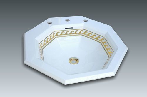 Встраиваемая раковина - GENOVA 2 - WATERGAME COMPANY - из композитных материалов / с умягчителем воды / персонализированная