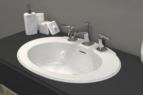 Встраиваемая раковина - ATHENA 2 - WATERGAME COMPANY - из композитных материалов / матовая отделка / глянцевая
