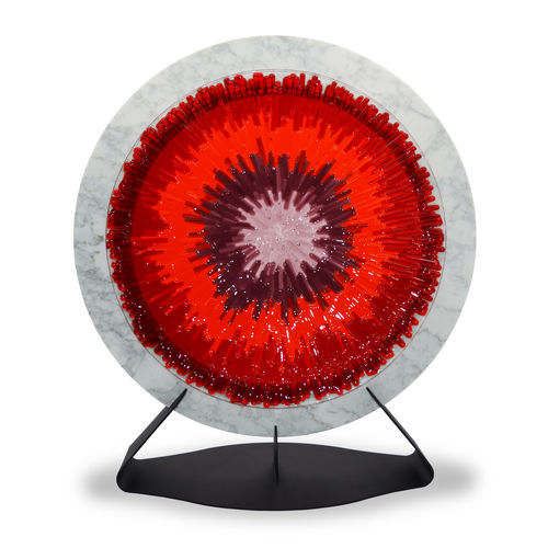Скульптура из металла - TARGET - veveglass - из каррарского мрамора / из муранского стекла / ручной работы