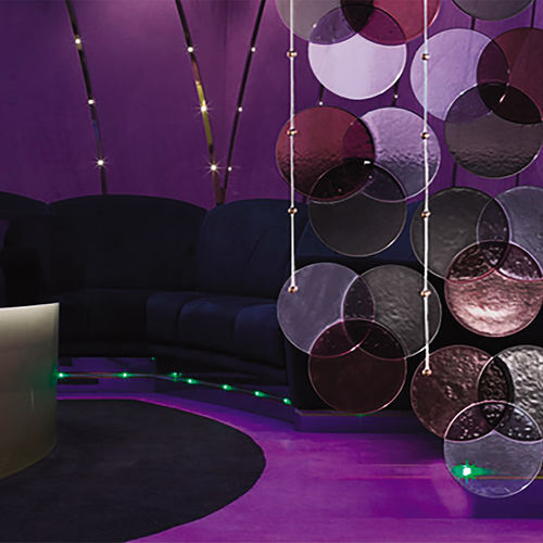 Разделитель пространства из металла - RGB cruiser - veveglass - из стекла / для профессионального использования / для интерьера
