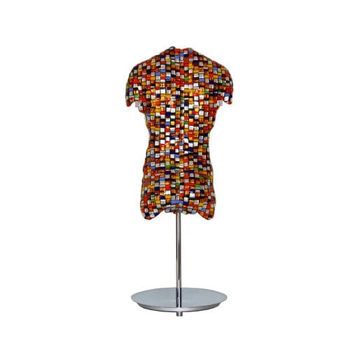 Скульптура из металла - BODY - veveglass - из муранского стекла / ручной работы / напольная