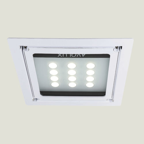 Встраиваемый даунлайт - BENZIN CANOPY / O07.WL.16200 - Avolux - LED / квадратный / IP66