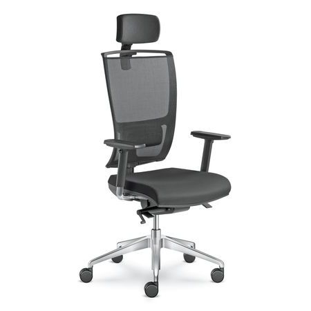 Современное директорское кресло - LYRA NET  - LD Seating s.r.o. - из сетки / нейлоновое / с подголовником