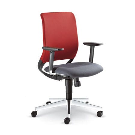 Современный стул для офиса - THEO @ - LD Seating s.r.o. - для интерьера / из сетки / с основанием из нейлона
