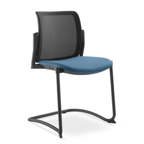 Современный стул для конференций - SWING - LD Seating s.r.o. - для интерьера / из сетки / с основанием из стали, покрытой порошком