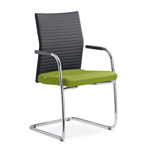 Современный стул для конференций - ELEMENT - LD Seating s.r.o. - для интерьера / из ткани / с основанием из стали