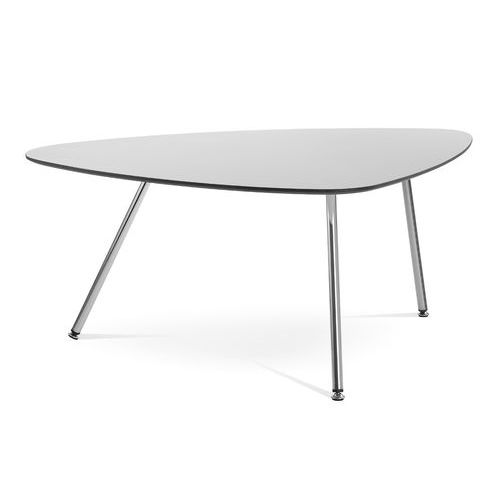 Современный журнальный столик - TS - LD Seating s.r.o. - из хрома / из ламината высокого давления / треугольный