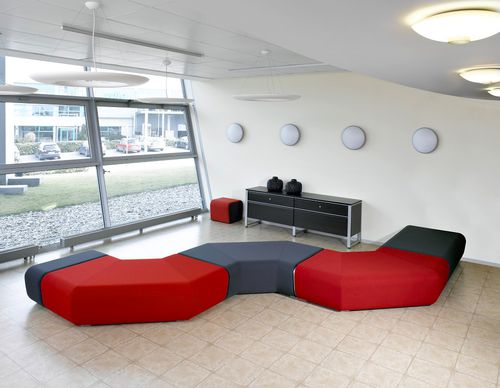 Модульная банкетка - OPEN PORT - LD Seating s.r.o. - современная / из ткани / для общественных мест