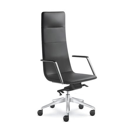Современное директорское кресло - HARMONY PURE - LD Seating s.r.o. - из кожи / из ткани / из стали