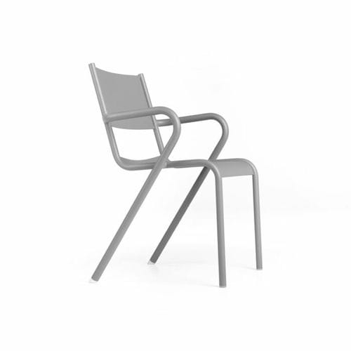 Современный cтул - V12  - PF Stile Srl - для наружного применения / из алюминия / с основанием из алюминия
