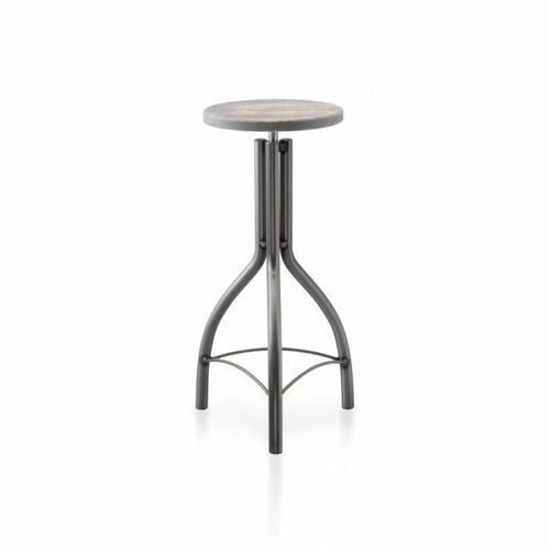Современный барный табурет - SHABBY  - PF Stile Srl - из дерева / с основанием из стали / 3 ножки