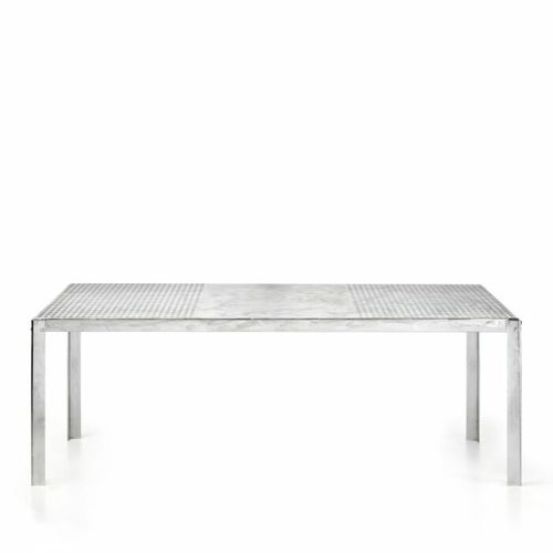 Современный стол - Hope Plus/B - PF Stile Srl - из стали / с основанием из стали / прямоугольный
