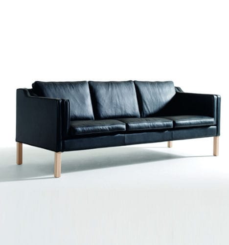 Современный диван - ETON - Skipper Furniture AB - из ткани / из кожи / черный