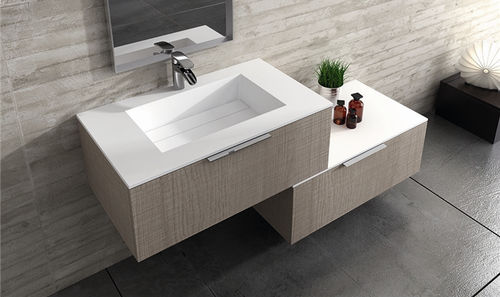Столешница для раковины из Solid Surface - R - mcbath - Moldcom Composites