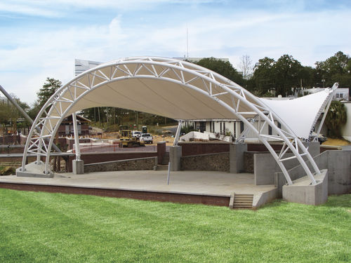 Архитектурная мембрана из ПТФЭ - MERIDIAN AMPHITHEATER AT CASCADES PARK - FabriTec Structures - для натяжной конструкции / для общественных мест / для крыш